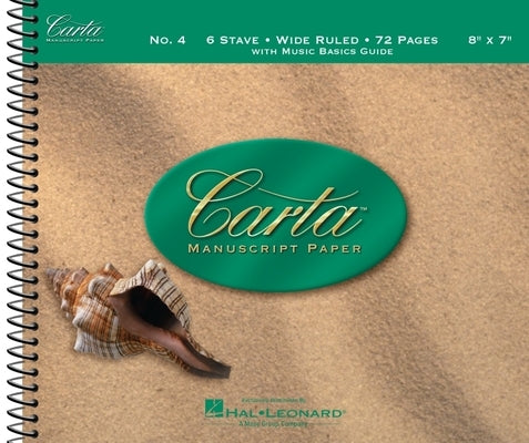 Carta Manuscript Paper No. 4 - Children's by Hal Leonard Corp