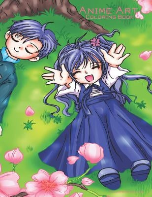 Anime Art Coloring Book by Snels, Nick