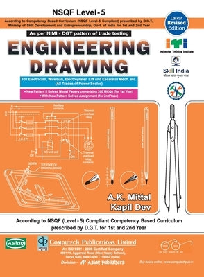 Engg. Drg. Electrical Sector (Nsqf-5 Syll.) 1st & 2nd Yr. by Mittal, A. K.