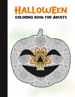 Halloween Coloring Book for Adults: 50 Halloween Illustrations Printed On One Side, Safe For Markers - Fun Craft Activity Gift - Stress Relieving Desi by Books, Spooky House