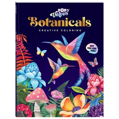 Art Maker Pop Velvet Botanicals Coloring Book by Hinkler