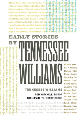 Early Stories by Tennessee Williams by Williams, Tennessee