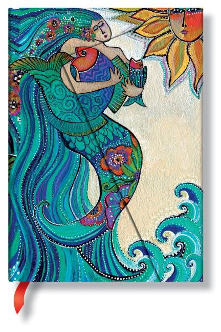 Ocean Song MIDI Lined Hardcover Journal, 160pg, 120gsm, Laurel Burch Collection by Paperblanks (Whimsical Creations) by Paperblanks