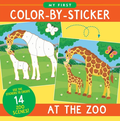 My First Color-By-Sticker Book - At the Zoo by
