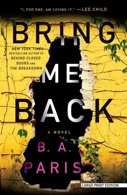 Bring Me Back by Paris, B. A.