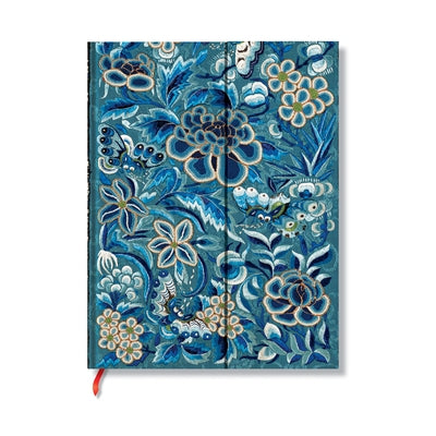 Paperblanks Blue Willow Celebrate Hanfu Hardcover Journals MIDI Unlined Wrap 144 Pg 120 GSM by Paperblanks