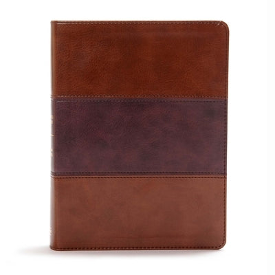 CSB Apologetics Study Bible, Mahogany Leathertouch: Black Letter, Defend Your Faith, Study Notes and Commentary, Ribbon Marker, Sewn Binding, Easy-To- by Csb Bibles by Holman
