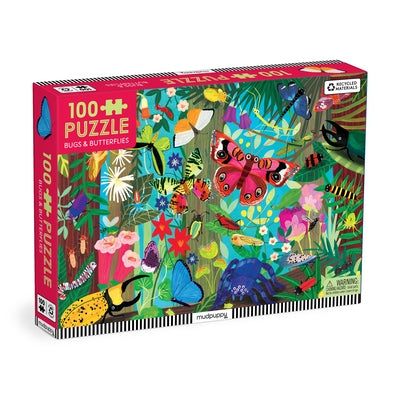 Bugs & Butterflies 100 Piece Puzzle by Mudpuppy