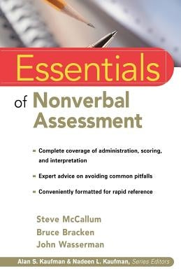Essentials of Nonverbal Assessment by McCallum, Steve