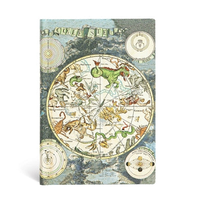 Celestial Planisphere Mini Lined Softcover Journal, 176pg, 100gsm by Paperblanks (Early Cartography) by Paperblanks