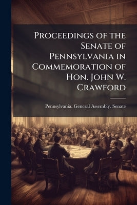 Proceedings of the Senate of Pennsylvania in Commemoration of Hon. John W. Crawford: Late a Senator From the Forty-fifth District by Pennsylvania General Assembly Senate