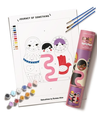Babushkas Paint by Numbers Kit - Easy & Fun Painting Set for Kids Ages 5 to 12 by Something, Journey Of