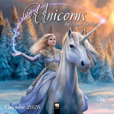 Unicorns by Anne Stokes Wall Calendar 2026 (Art Calendar) by Flame Tree Studio