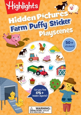Farm Hidden Pictures Puffy Sticker Playscenes by Highlights