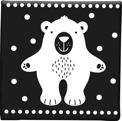 What Does Baby See? a High-Contrast Soft Cloth Book for Babies (Brain Development, Tummy Time) by