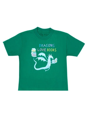 Dragons Love Books Kids' T-Shirt - 2 Yr by Out of Print