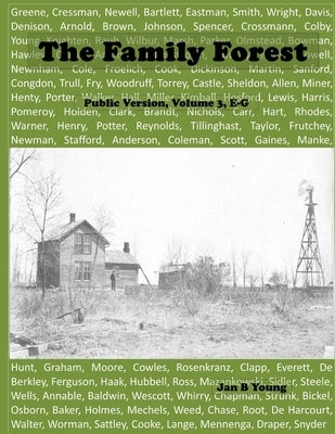 Family Forest: Public Version Volume 3 E-G by Young, Jan