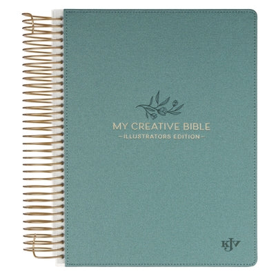 KJV Holy Bible, My Creative Bible - Illustrators Edition, Journal Space, Hardcover, King James Version, Teal Debossed by
