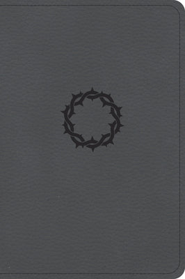 CSB Large Print Compact Reference Bible, Stone Leathertouch by Csb Bibles by Holman