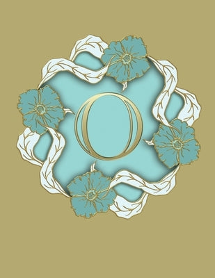 O: 100 Pages 8.5 X 11 Monogram Notebook College Ruled Line Paper by Rwg