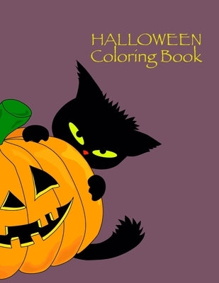 Halloween Coloring Book: Kids Halloween Book, Ages 4-8, With: Monsters Skeletons Magic by Samuel Chambers