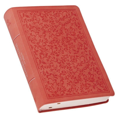 Nlt, the Spiritual Growth Bible Coral Vines FL by Christian Art Gifts