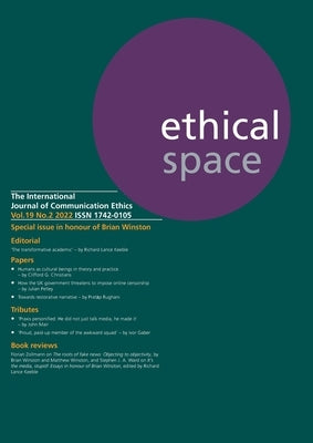 Ethical Space Vol. 19 Issue 2 by Matheson, Donald