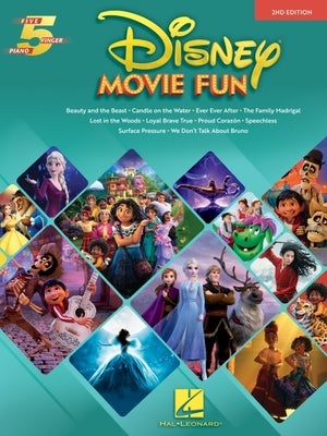 Disney Movie Fun - 2nd Edition Five-Finger Piano Songbook with Lyrics by