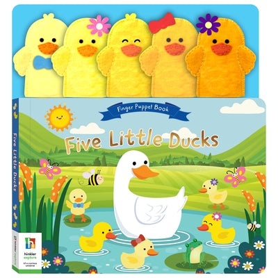 Five Little Ducks Finger Puppet Book by Hinkler
