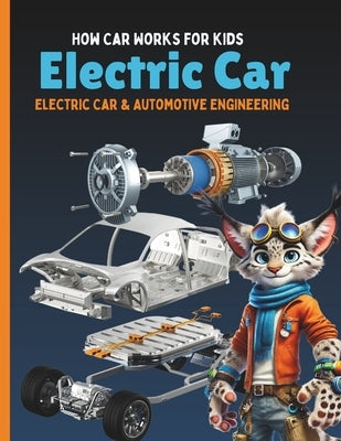 How Car Works for kids: Electric Car and Automotive Engineering Book for Kids that explain how car engines and electric motors work by Booksgeek