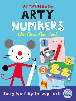 Arty Mouse Numbers Wipe Clean Flash Cards by Gale, Robyn
