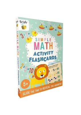 Bright Bee Simple Math Activity Flashcards: With Slide Tabs to Reveal Answers for Ages 5 & Up by Igloobooks
