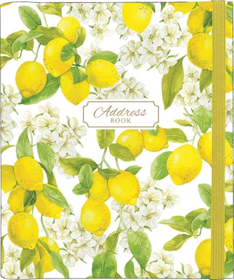 Amalfi Lemons Large Address Book by