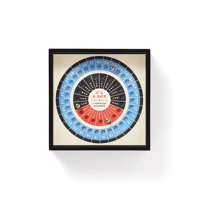 It's a Date Perpetual Desk Calendar by Brass Monkey