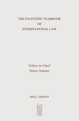 Palestine Yearbook of International Law (2023) by Dr Sultany, Nimer