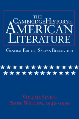 Cambridge History of American Literature by Bercovitch, Sacvan