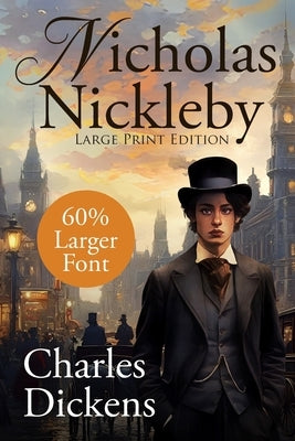Nicholas Nickleby (Large Print, Unabridged): Large Print, Annotated Extended Biography, Unabridged by Dickens, Charles