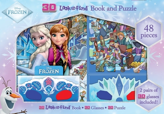 Disney Frozen: 3D Look and Find Book and Puzzle by Mawhinney, Art