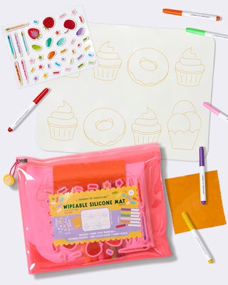 Sweet as Wipeable Coloring Mat for Kids - Travel-Friendly & Mess-Free Fun by Something, Journey Of