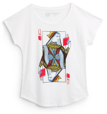 Queen of Books Women's Relaxed Fit T-Shirt Medium by Out of Print