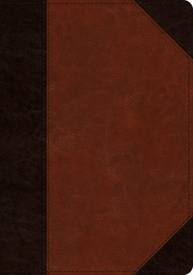 ESV Large Print Wide Margin Bible (Trutone, Brown/Cordovan, Portfolio Design) by