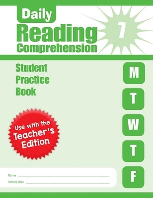 Daily Reading Comprehension, Grade 7 Student Edition Workbook (5-Pack) by Evan-Moor Corporation