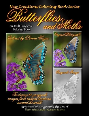New Creations Coloring Book Series: Butterflies and Moths by Davis, Brad