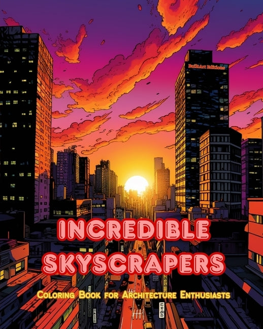 Incredible Skyscrapers - Coloring Book for Architecture Enthusiasts - Skyscraper Jungles to Enjoy Coloring: A Collection of Amazing Skyscrapers to Imp by Editions, Builtart