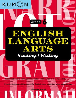 Kumon English Language Arts Grade 6 by Kumon