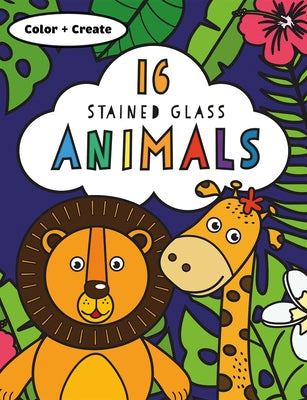 Stained Glass Coloring Animals by McRowan, Holly