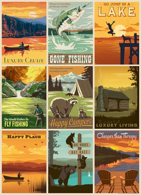 Lake & Lodge 1000-Piece Puzzle by Anderson Design Group
