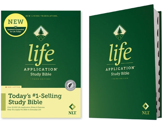 NLT Life Application Study Bible, Third Edition (Red Letter, Hardcover, Indexed) by Tyndale