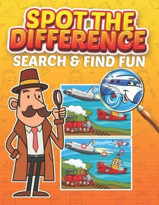 Spot the Difference Search and Find Fun: 30 Totally Engaging Picture Puzzles For Kids & Adults, Cartoon Puzzles of Artworks with Solution by Publishing, Carta