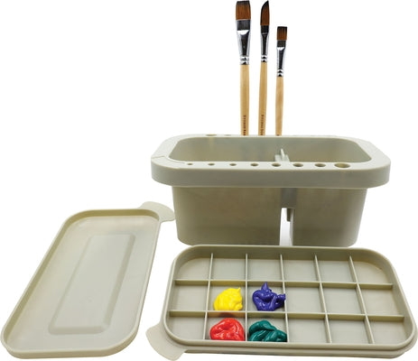 Studio Series Paintbrush Holder, Cleaner, and Organizer for All Water-Based Paints by